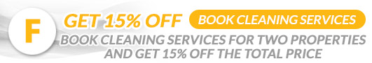  London offer cleaning for 2 properties and get 15 off the total price