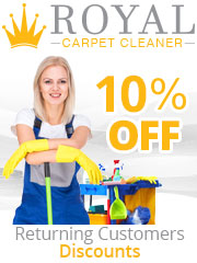 Royal Carpet Cleaner 10% Off for returning customers